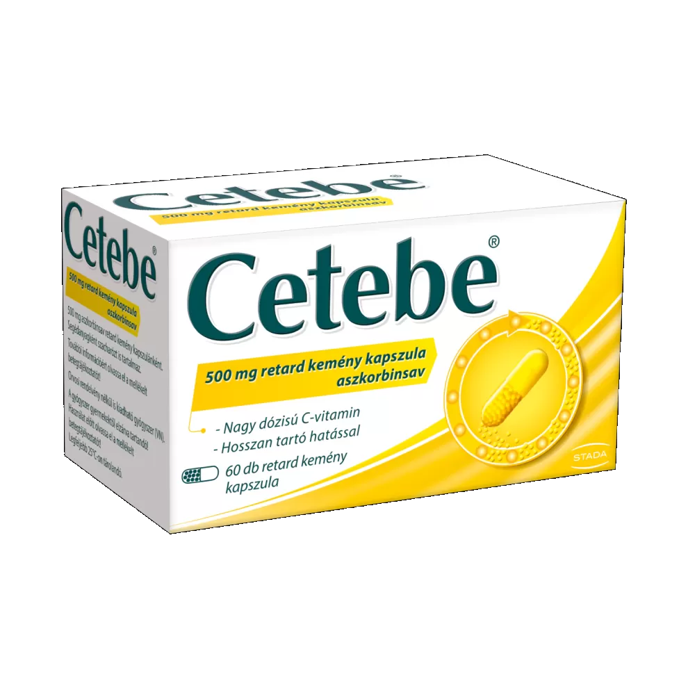 Arany Sas Gyógyszertár - Cetebe 500mg retard kemény kapszula  60x