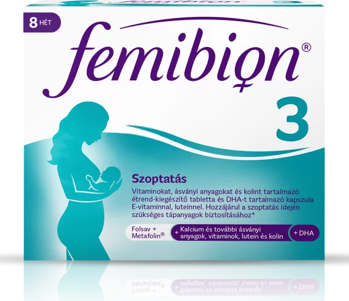 Arany Sas Gyógyszertár - Femibion 3 szoptatás tabletta+kapszula 56+56
